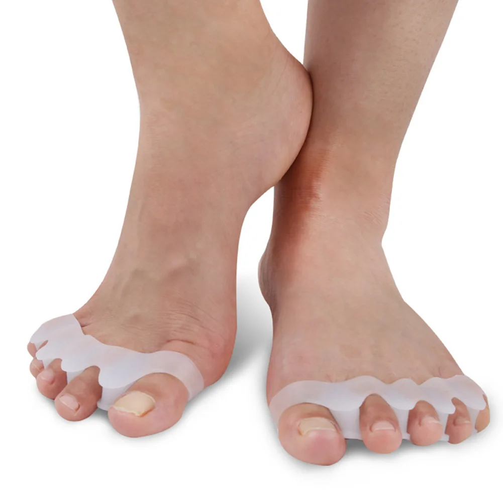 

Toe Separator Soft Running Hallux Treatment Pedicure Orthotics Men Women Foot Care Spacers Reusable Wear Proof Straightener