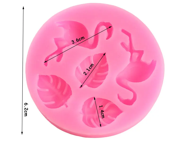 Фламинго силиконовые формы форма для шоколадной мастики Sugarcraft черепаха лист инструменты для украшения тортов из мастики конфеты глины формы печенья