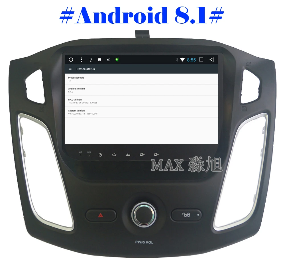 Sale MAX 2G 32G Android 8.1 Car DVD Player for Ford Focus 3 2012 2013 2014 2015 Car Radio RDS Navigation System Map 4G WiFi SWC BT 1