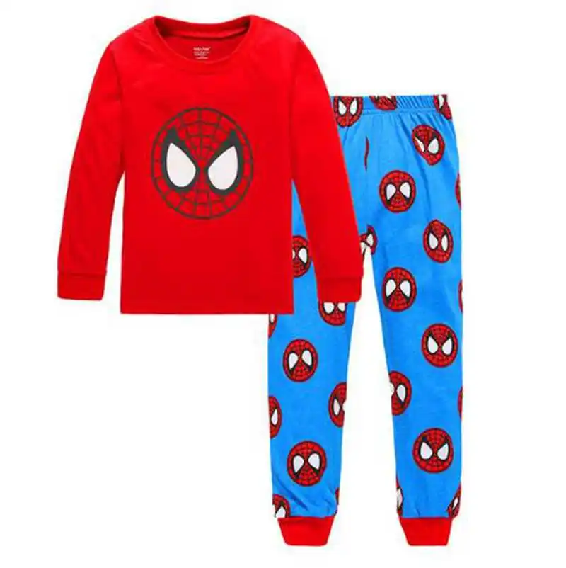 Новые весенне-осенние модные новые пижамы для девочек Детская Хлопковая одежда для сна детские пижамы для детей от 2 до 7 лет, детские рождественские пижамы - Цвет: Многоцветный