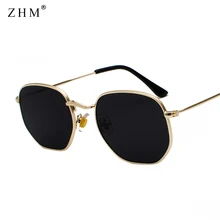 Vintage Sunglasses Men Square Metal Frame Sunglasses Pilot Mirror Classic Retro Sun Glasses Women Luxury Summer Eyewear