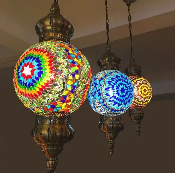 Moroccan Glass Pendant Light turkish moroccan pendant light handmade mosaic stained glass corridor stairwell cafe restaurant hanging light lamp