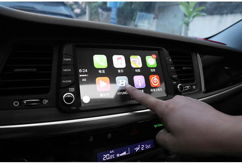 Lsrtw2017 Автомобильный gps навигационный экран против царапин защитная закаленная пленка для hyundai tucson
