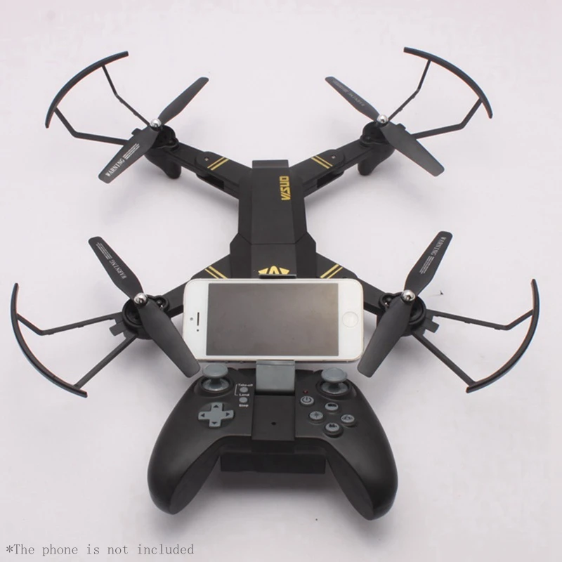 Селфи Дрон с Камера visuo Xs809w Xs809hw RC дроны Wi Fi FPV Quadcopter Вертолет Радиоуправляемые