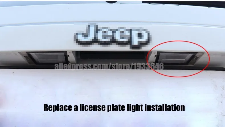 Камера заднего вида для Jeep Compass свобода патриота/RCA AUX провод или Беспроводная HD CCD ночное видение парковочная камера заднего вида