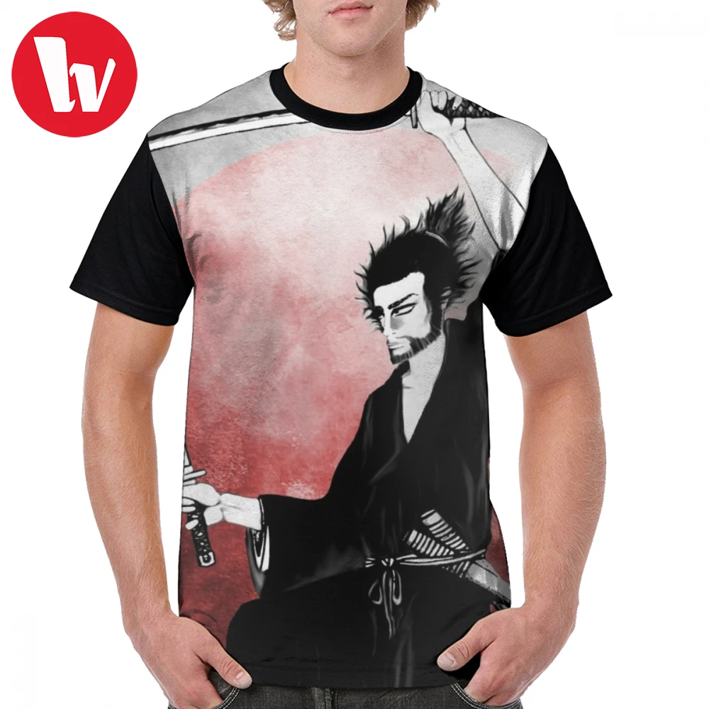

Kendo Sword T Shirt Two Heavens T-Shirt Male Awesome Graphic Tee Shirt Streetwear 100 Polyester Printed Short Sleeve 5x Tshirt