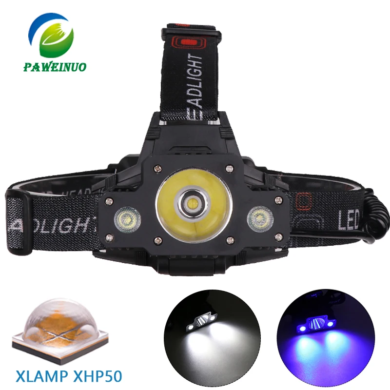

High power Xlamp XHP50 led headlamp usb rechargeable 18650 battery waterproof head lantern for fishing lamp flashlight headlight