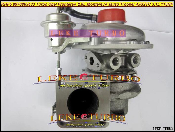 RHF5 VA430023 8970863433 Turbo Turbocharger For OPEL Frontera A 2.8L TD Monterey A 3.1TD ISUZU Trooper 4JG2TC 3.1L TD 115HP (1)