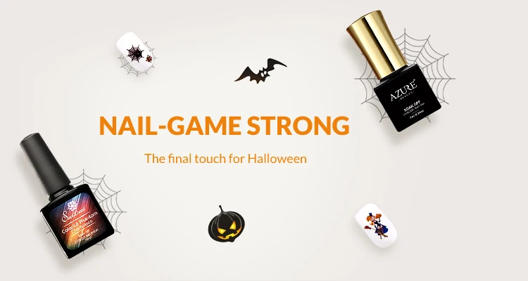 Nail-game strong: The final touch for Halloween!