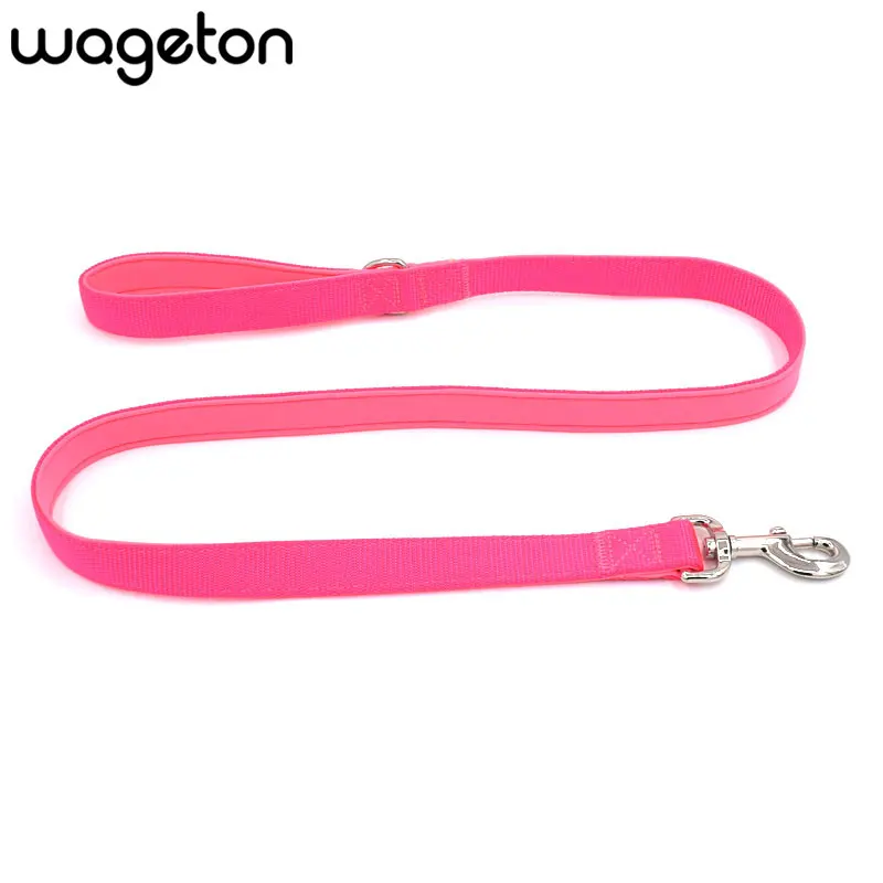 

Wageton Durable Nylon Dog Leash Handle Pet Training Running Leads Accessories Puppy Traction Rope Chain for Small Medium Dogs