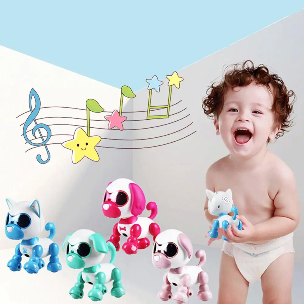 

Interactive Robot Smart Puppy Dog LED Eyes Walking Recording Children Kids Toy