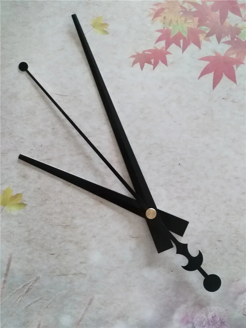 100 комплектов длинные металлические черные часы указатели кварцевые сделай сам