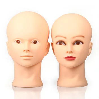 

Free Shipping!! Women's Mannequin Head Hat Display Wig Torso PVC Training Head Model Head Model Femal Head Model