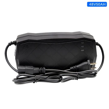 

EU US 48V 50AH Intellgient Charger Battery Lead Acid Gel Agm Vrla Auto Electric Bike Scooter Charger Power Charging DC58.5V 6A