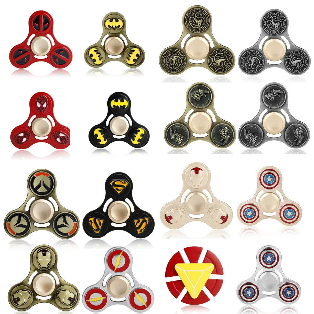 Непоседа счетчик Мстители DC Super Hero Игра престолов дракон игрушки ручной spinner