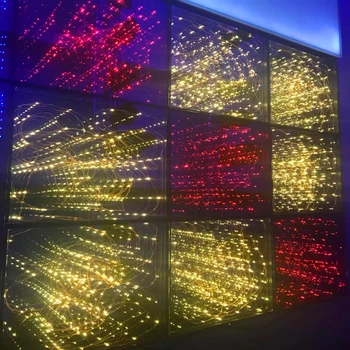 

1*1M 3D Golden Starry Dance Floor for party dj disco