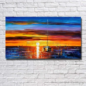 

2020 Painting By Numbers Wall Art Hand-painted Wall Decor Oil Painting On Canvas Abstract Landscape For Living Room No Framed