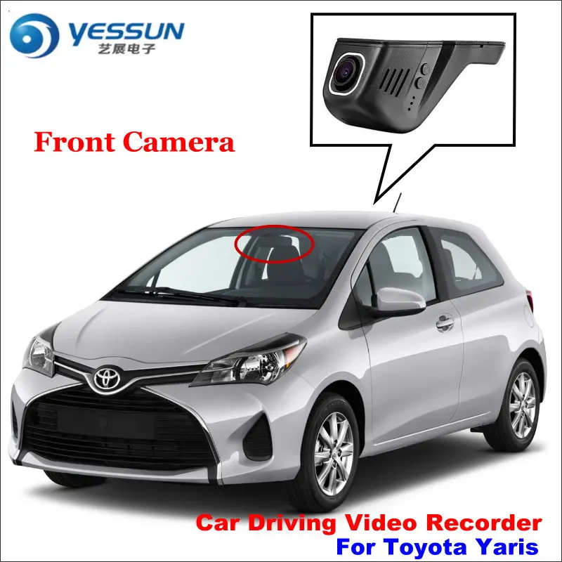 

YESSUN Car DVR Driving Video Recorder For Toyota Yaris Front Camera AUTO Dash CAM Head Up Plug OEM 1080P WIFI Phone APP