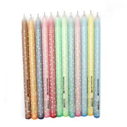 12 шт. милые и прекрасные блестящие конфеты цветная шариковая ручка канцелярские подарок для детей 0,5 мм
