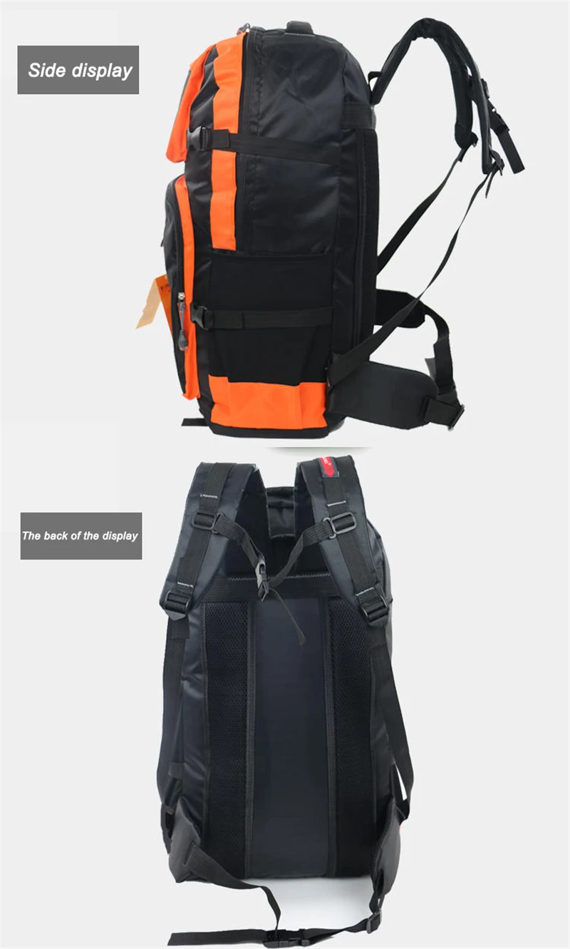 60л взрывной открытый рюкзак многофункциональный спортивный рюкзак большой емкости тактическая посылка для пешего туризма кемпинга Унисекс Рюкзак
