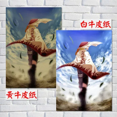 Наруто классический японский мультфильм комикс крафт-бумага Бар плакат ретро плакат декоративной живописи наклейки на стену