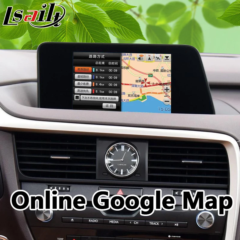 Видеоинтерфейс 4GB Lsailt CarPlay/Android для Lexus RX200t RX350 RX450..2013 2020 с Android Auto YouTube LX570 RC300h|GPS