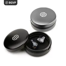 BGVP DM6 DMS DM7 IEM футляр для наушников Защитный алюминиевый сплав HIFI чехол для наушников внутренний хлопок против царапин 80x30 мм