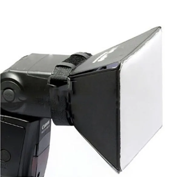 Портативный мини софтбокс для фотосъемки комплект Рассеиватель Вспышки Canon Nikon