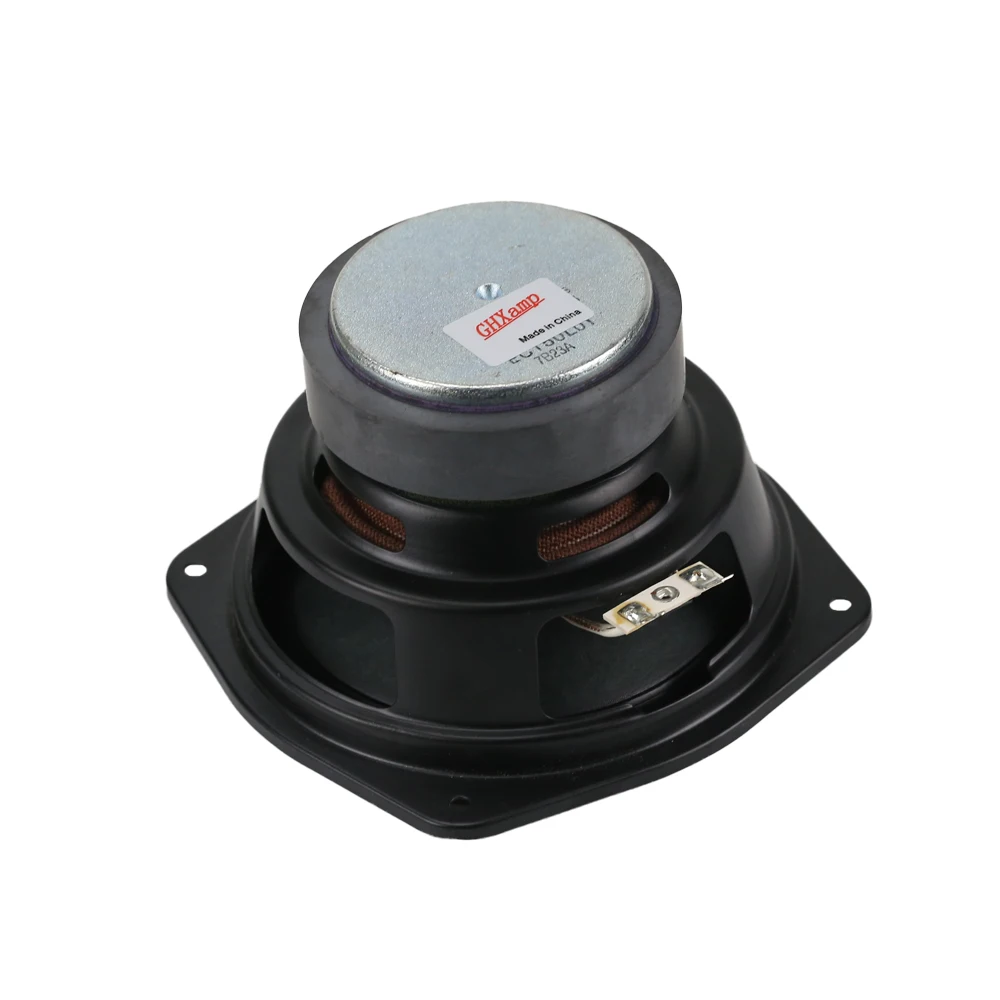 GHXAMP 150MM 6 inch Pure Subwoofer Speaker Unit 4ohm 60W Deep Bass Speakers Home Theater Car Loudspeaker Rubber Edge 1pc