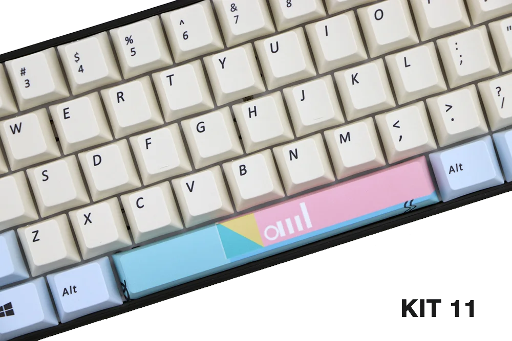 PBT пять Сторон краситель-подложенный пробел 6.25U Вишневый профиль keycap для DIY механическая клавиатура