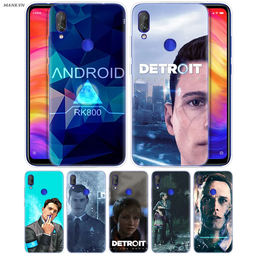 

Detroit Become Human Print Case for Xiaomi Mi Play A2 8 Lite Redmi A1 S2 6 6A Note 4X 4 5 6 Pro Plus Poco F1 Cover Back Shell
