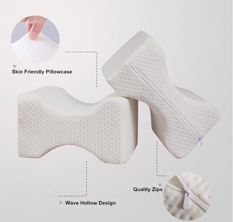 PurenLatex Memory Foam Knee Leg Pillow Pregnancy Body  (15)