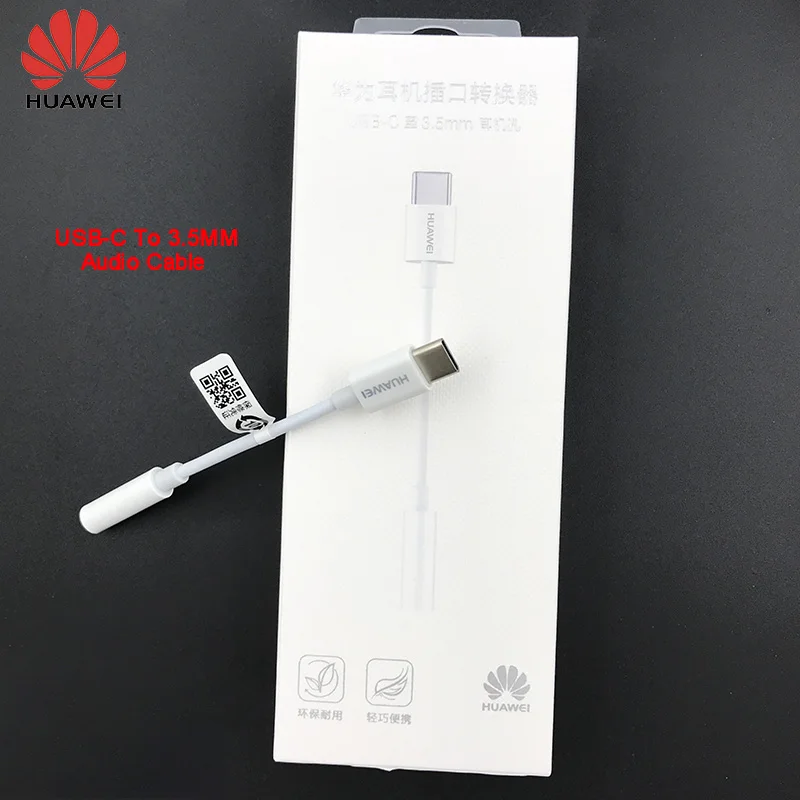 

Original Huawei Audio Cable 9CM USB Type C To 3.5MM Earphone/Headphone Jack Adapter Music/Calling For P20/P20 Pro/Mate 10 Pro