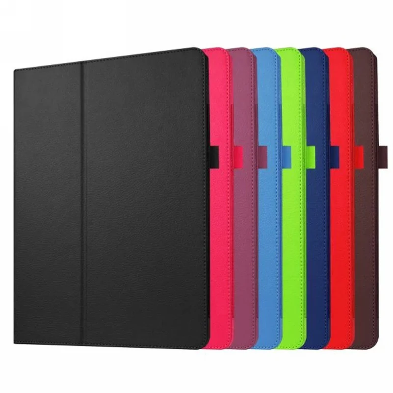 

For iPad mini 4 Lichee Style PU Leather Case Stand Smart Cover