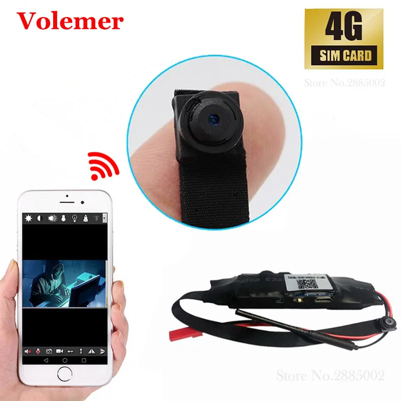 

New Full HD 1080P DIY Portable P2P WiFi Mini Camera Video Recorder Remote View 4G 4K Netework Camcorder For iPhone Android phone