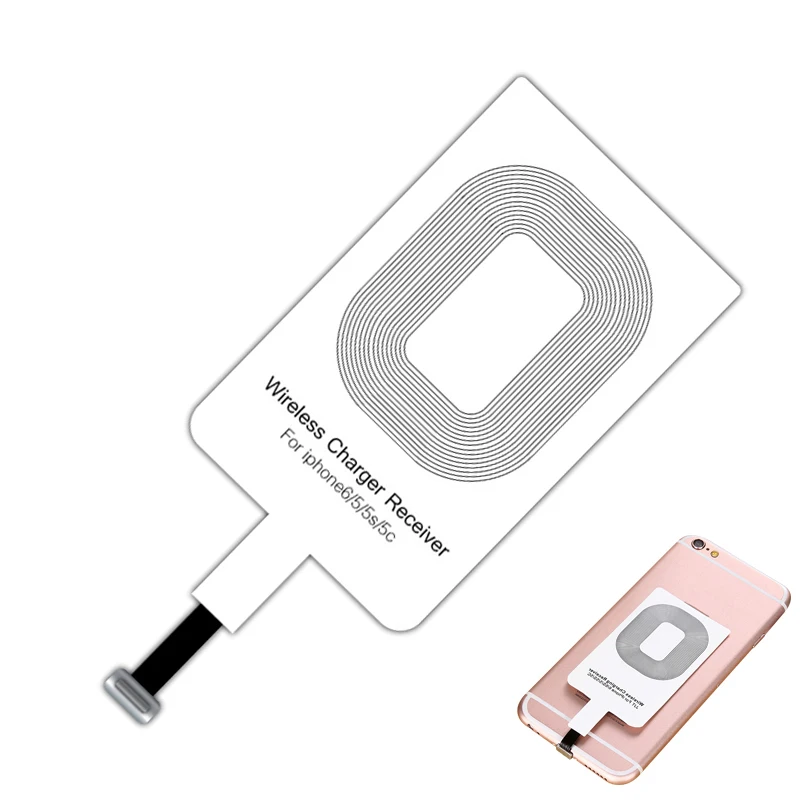 Высокое Качество Беспроводное зарядное устройство приемник для iPhone 5 6 7 Micro USB