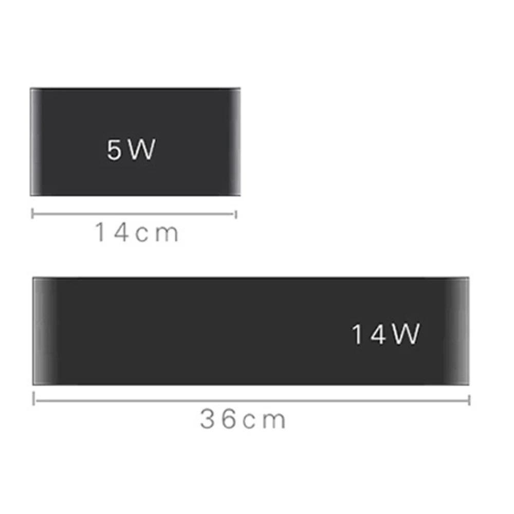 Indoor/Outdoor Водонепроницаемый настенный светильник 5 W/14 W Светодиодный современная настенная лампа Home Decor вверх-вниз Dual-Head Алюминий настенный