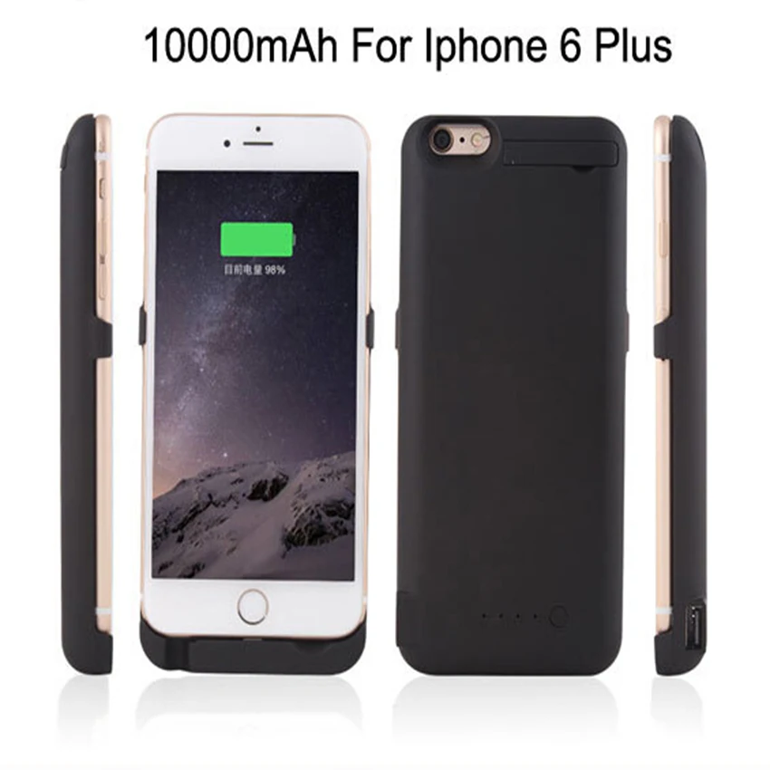 10000mAh External Recharger phone case Charger external battery Case Pack Power Bank For iPhone 6 Plus 6S 5.5&quot |