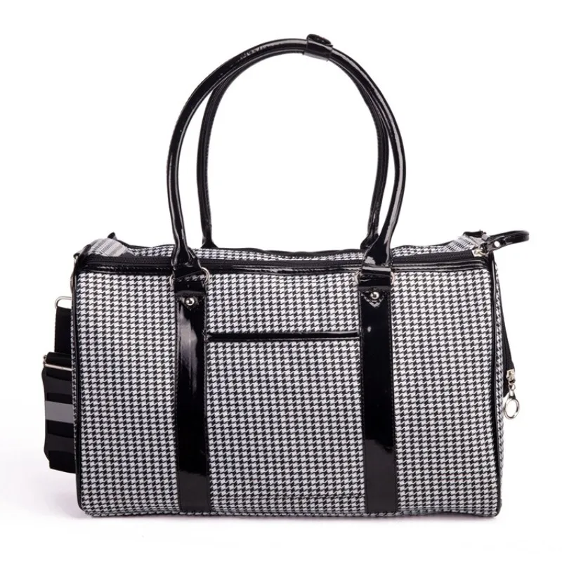 Super good quality comfortable pet bags , Plaid of leisure dog carry