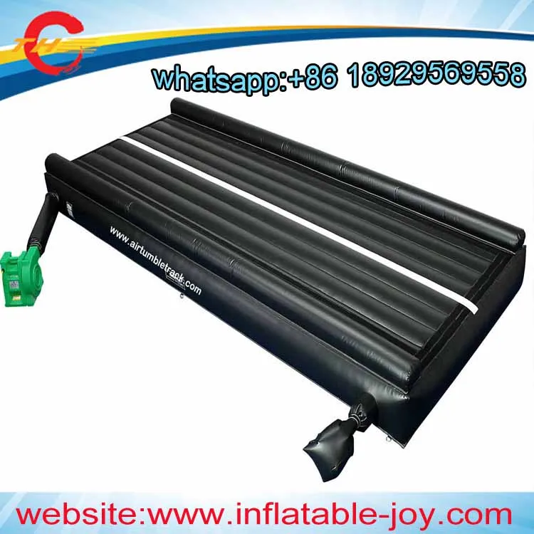 free air shipping to door,6x3x0.65mH Inflatable Gym Air Tumble Track for Train Protect-in