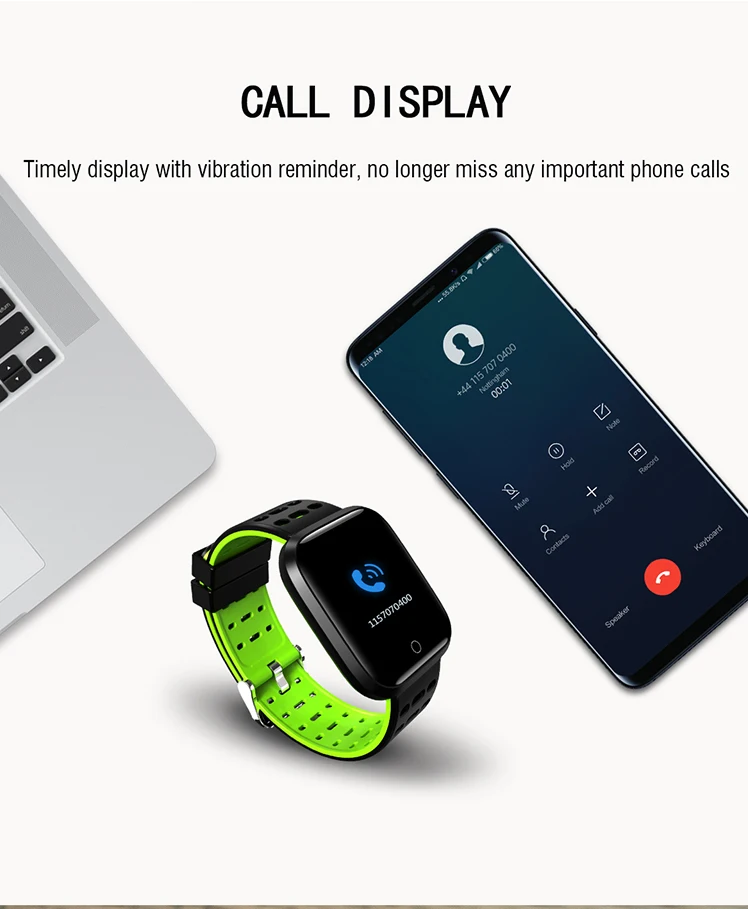 Torntisc Q8 Fitness Bracelet Heart Rate Blood Pressure monitor IP67 Waterproof smart band Sport Smart Watch Men For Android IOS Phone (10)