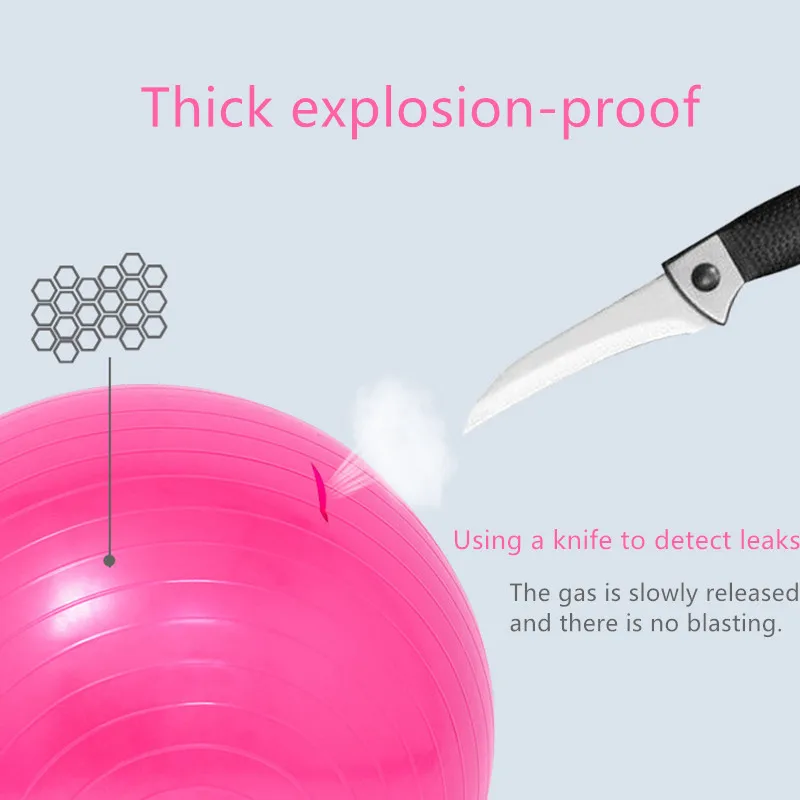 мяч для фитнеса Йога пилатеса анти скольжения тренажерный зал баланс Fitball с