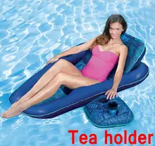 Quick dry 28inch x 61inch relax water row float bean bag sofa,portable swimming beanbag chair,pillow with cup holder reclinersac