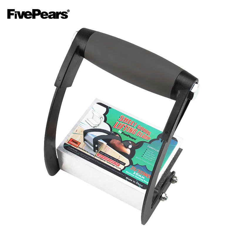 FivePears Plywood and Sheetrock Panel Carriers,Heavy Duty Gripper,Drywall Hand Clamps Tools with Single Hand 