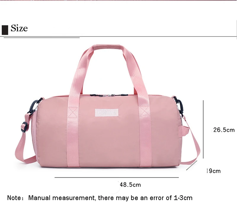 Stylish Outdoor Waterproof Nylon Sports Gym Bags Men Women Girls Training Fitness Travel Handbag Yoga Mat Bag Sac Sport (24)