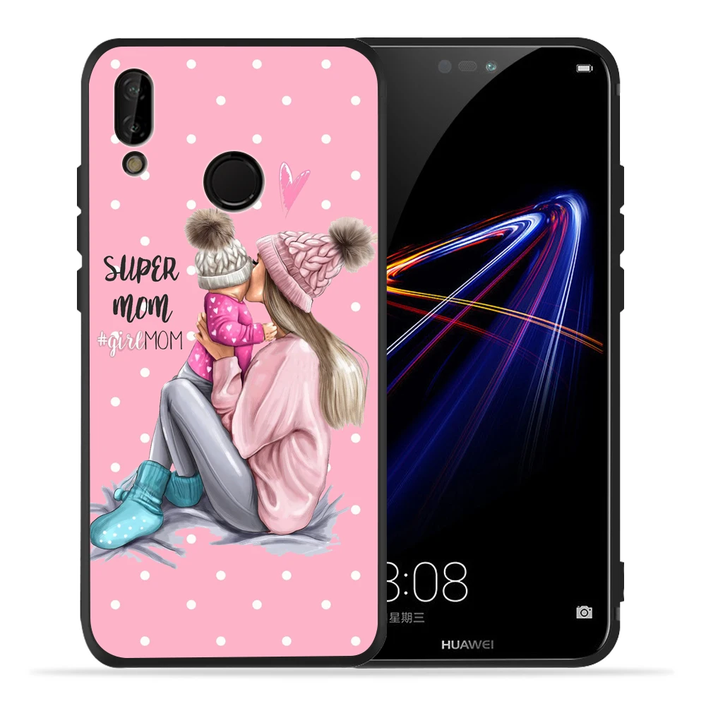 Модный чехол Super Mama mouse Dad girl boy Baby для huawei P20 Lite Pro P30 Lite Pro P8Lite P9Lite P Smart P10 Lite - Цвет: 14