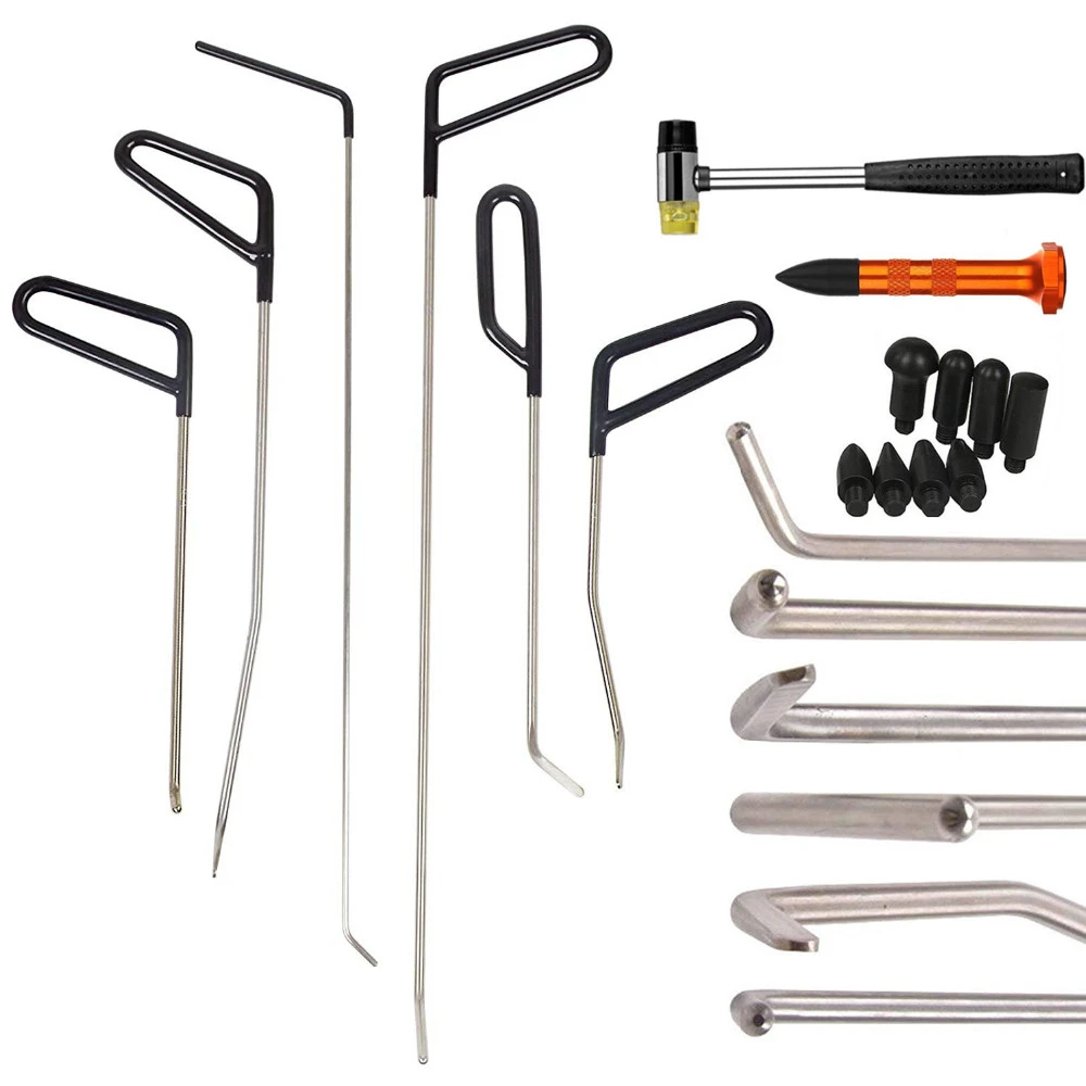 6pc PDR Tap Down Pen Dent Ding Hammer Car Dent Removal ToolsPaintless Repair Kit 6pc PDR Tap Down Pen Dent Ding Hammer Car Dent Removal ToolsPaintless Repair Kit