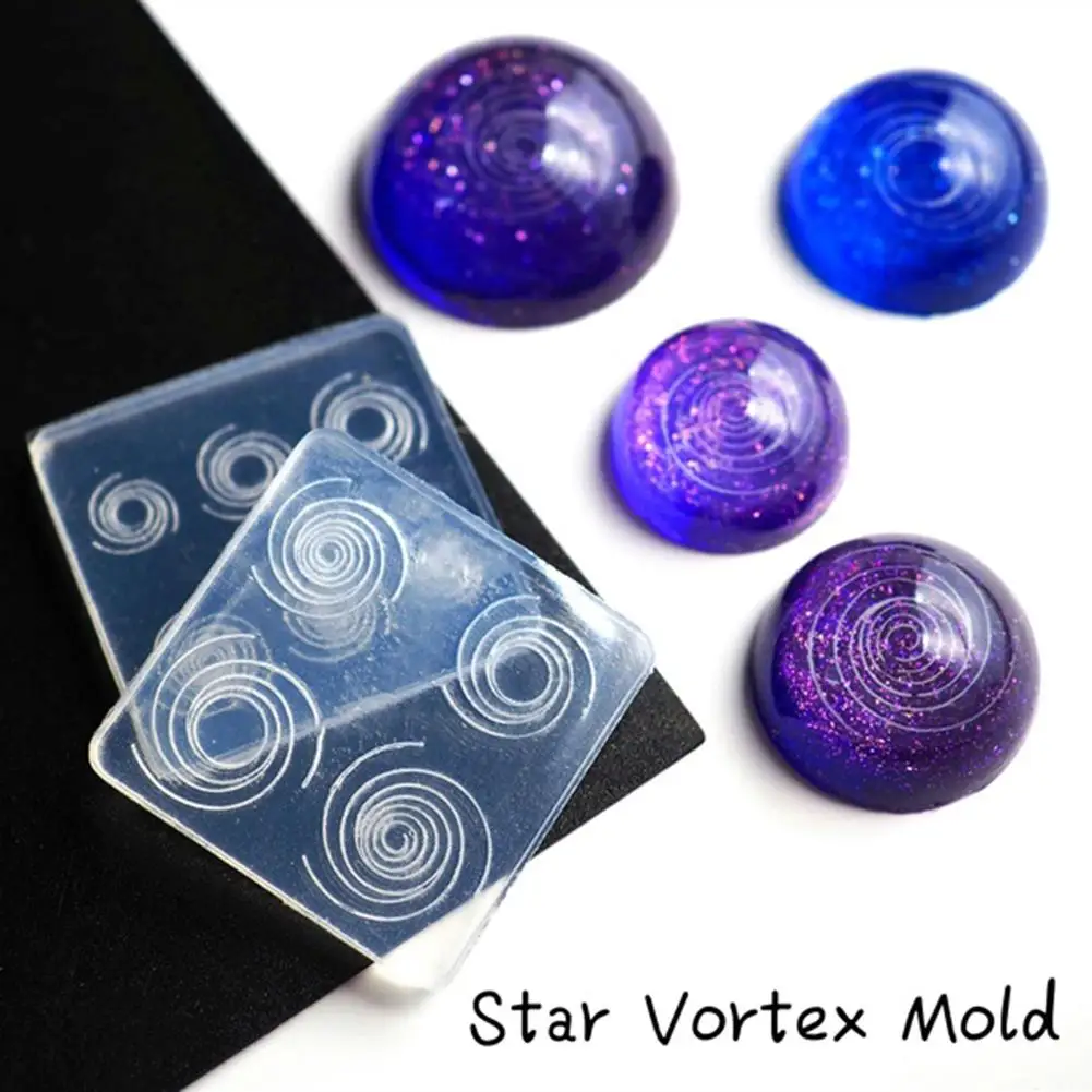 

Star Vortex Transparent Silicone Mold DIY Handmade Craft Jewelry Making Tools hot