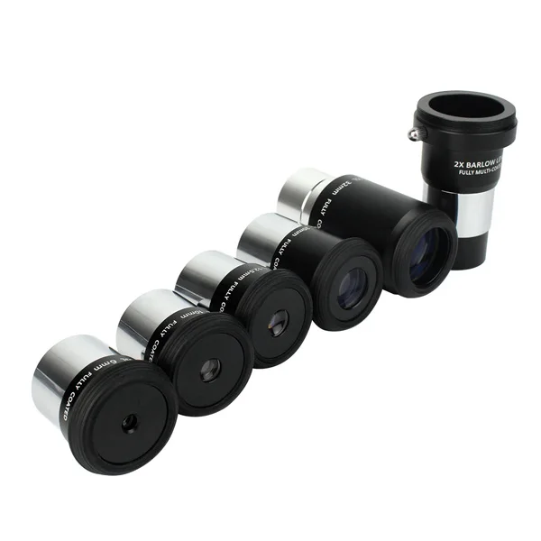 LAIDA 1.25 Plossl Eyepieces Kit 6.3mm 10mm 12.5mm 20mm 32mm (7)