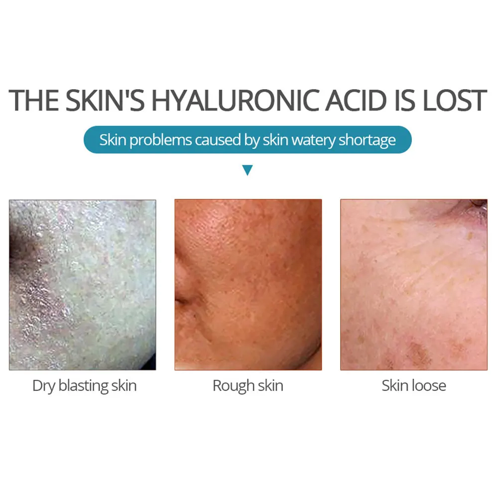 VIBRANT GLAMOUR Hyaluronic Acid Shrink Pore Face Serum Moisturizing Whitening Essence Face Cream Anti-Aging Skin Care Product